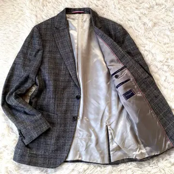 타미힐피거 테일러드 자켓 체크