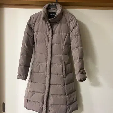MAX&Co. 베이지 다운 자켓 롱 기장
