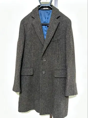 해리스 트위드 체스터 코트 정장 셀렉트 트위드 M 브라운