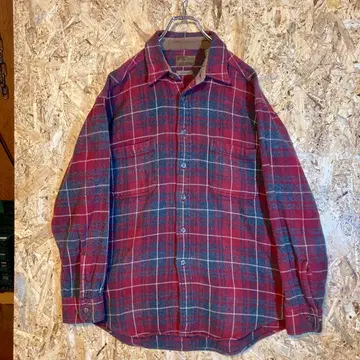 세인트 존스 베이 90s 헤비 플란넬 셔츠 체크