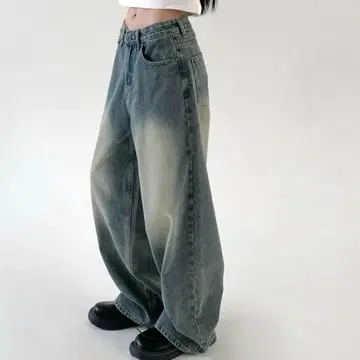 MILLIONCOR Unisex Wide Two Button Pants