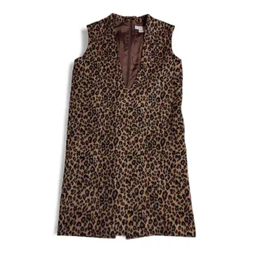 [ 새상품급 ] 유니온런치 레오파드 V넥 원피스 S 사이즈 울