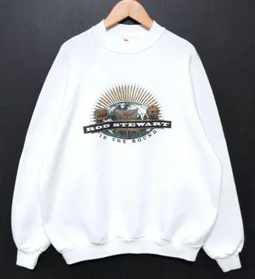 VINTAGE Rod Stewart Hanes USA제 맨투맨 XL