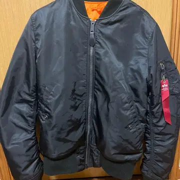 ALPHA INDUSTRIES MA-1 플라이트 자켓 블랙