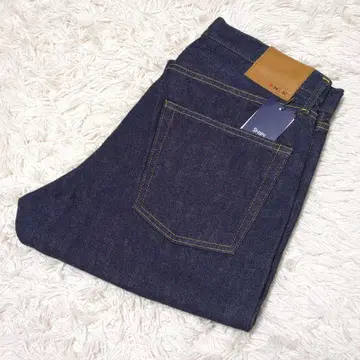 미사용품 SHIPS 오카야마산 셀비지 데님 W34 L70cm