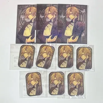 앙리 마루쿠지 피오휘 클리어 브로마이드 캔뱃지