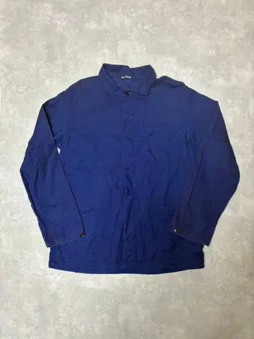 70s 프렌치 베트남 커버올 유로 워크 자켓 블루