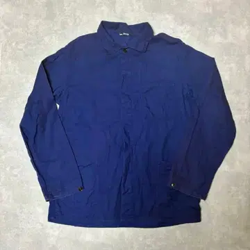 70s 프렌치 베트남 커버올 유로 워크 자켓 블루