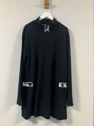 LEONARD SPORT 롱 블랙 니트 일본제 42 레오나르