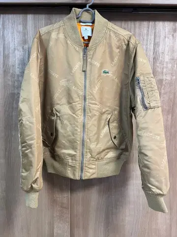 LACOSTE LIVE MA-1 베이지 오렌지 리버서블