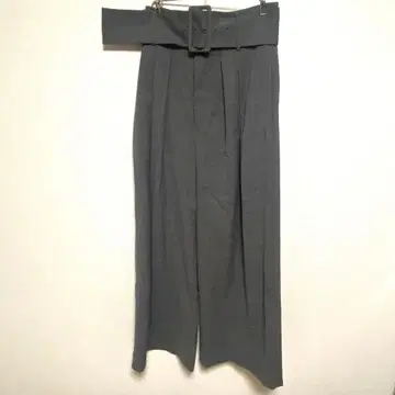 SNIDEL 스나이델 벨트 와이드 팬츠