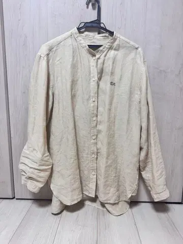 라코스테 린넨 스탠다드 칼라 셔츠