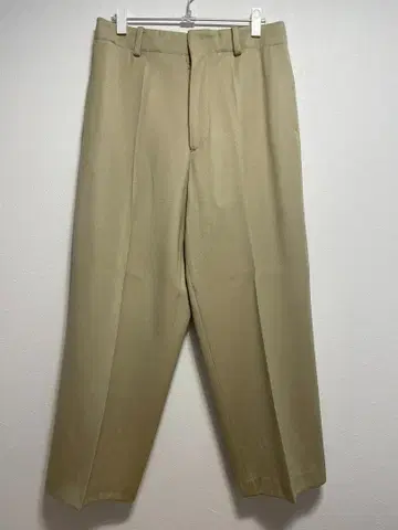 YLEVE 울 와이드 슬랙스 베이지 사이즈 4