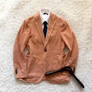 [ 새상품급 ] LARDINI 오렌지 울 자켓 사이즈 46