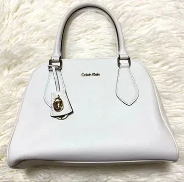 Calvin Klein 화이트 핸드백