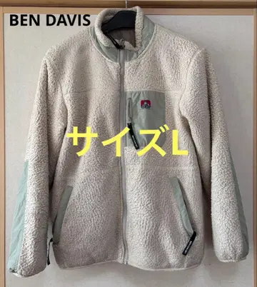 BEN DAVIS 보아 긴팔 집업 자켓 블루종 사이즈 L