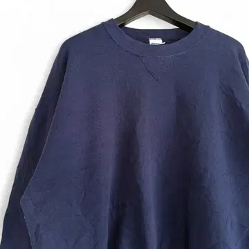 멕시코 빈티지 RUSSELL 무지 맨투맨 XXL 네이비 H14