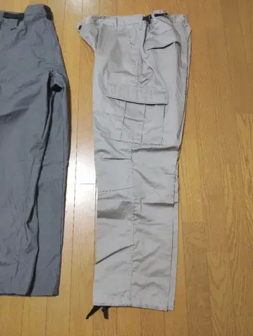 라이트 그레이 카고 팬츠 2개 세트