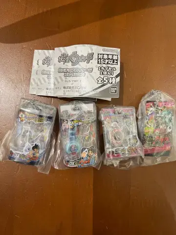 요괴워치 미니어처 패키지 컬렉션 4종 세미 컴프 세트