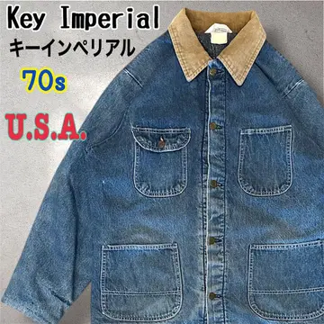 70년대 USA제 데님 커버올 담요 라이너 L~XL