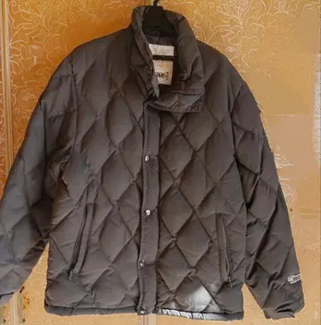 Bear USA 다크 그레이 퀼팅 다운 자켓