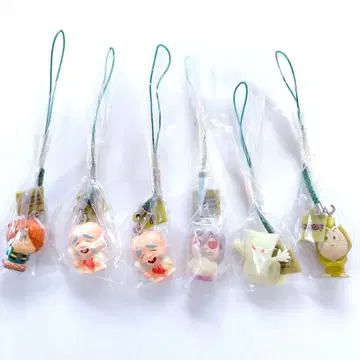 미개봉 새상품 게게게의 키타로 야광 끈 스트랩 6개