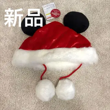 [ 새상품 ] 디즈니 크리스마스 미키 팬캡 산타클로스