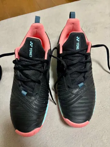 YONEX 소니게이지3 테니스화 블랙/핑크