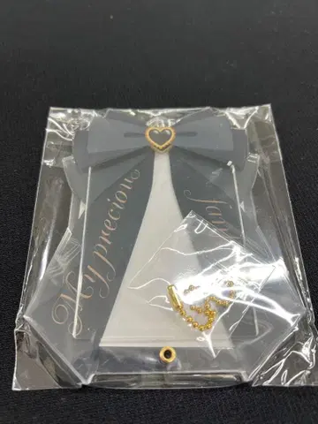 후쿠야 리본 아크릴 프레임 블랙