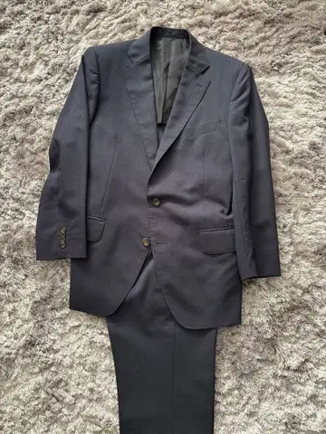 SADA 비즈니스 수트 네이비 스트라이프 M