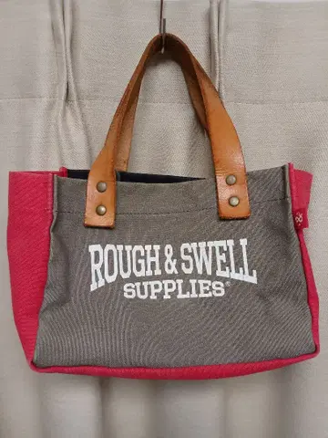 ROUGH & SWELL 카트백 그레이/레드 남성용/여성용