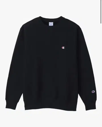 Champion 블랙 크루넥 트레이닝복 L