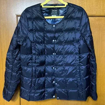 TAION 네이비 다운 자켓 여성용 XL 네이비