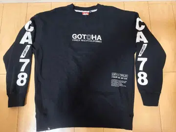 GOTCHA 맨투맨 L 사이즈 블랙