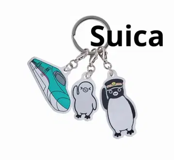 Suica 펭귄 3연 키링 차장