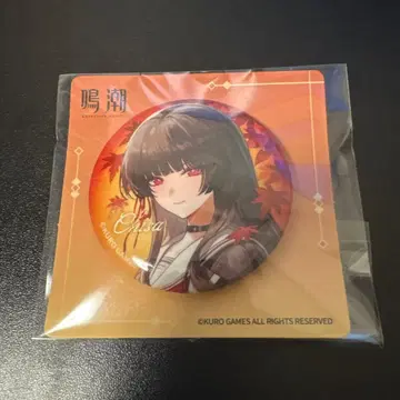 [즉시 구매 ok] 명조 치사쿠 교토 콜라보 단풍 기차 캔뱃지