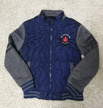 블루종 점퍼 XL 네이비 그레이