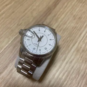 자동 와인딩 시계 화이트 다이얼 스테인리스