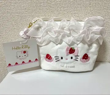 산리오 키티 파우치 (딸기 휘핑 케이크)