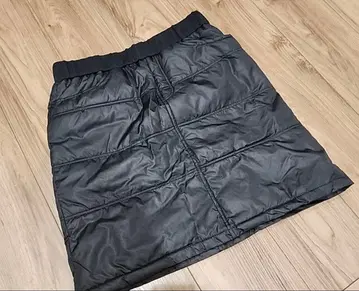옵스트 골프웨어 충전솜 스커트 방한 밴딩 블랙 다운 방풍 블랙