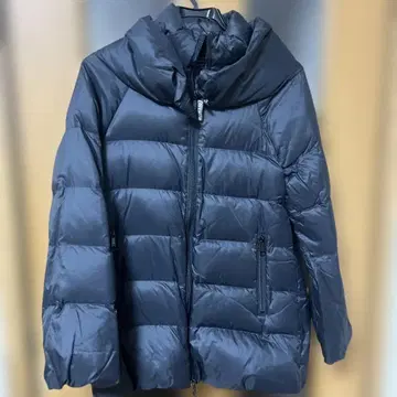 SPICK AND SPAN 후드 부착 다운 자켓 블랙