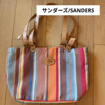 sander's 썬더즈 스트라이프 숄더백