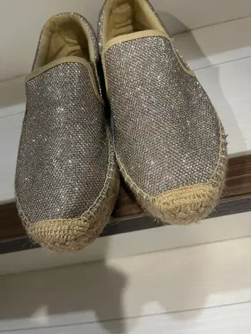 REPLAY 골드 라메 슬립온