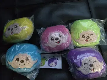 몽치치 페이스 봉제 인형 세미 컴프