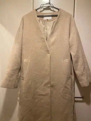 유나이티드 애로우즈 베이지 롱 코트 S UNITED ARROWS