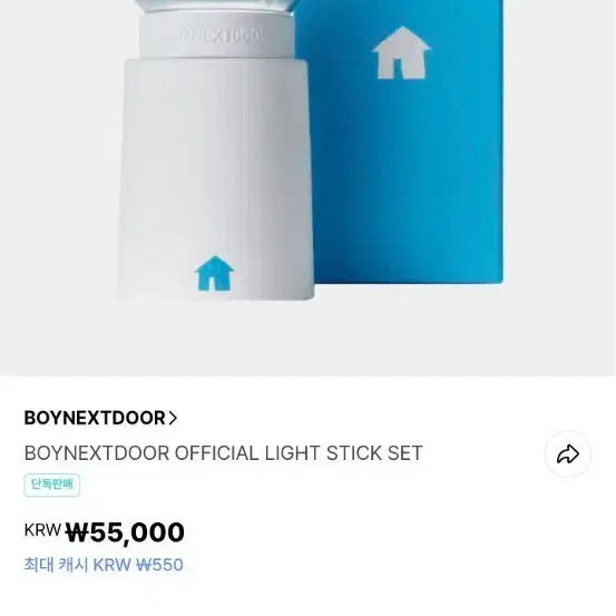 보이넥스트도어 공식 응원봉 세트, 키링