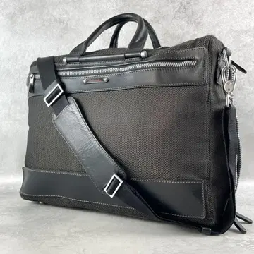 폴스미스 비즈니스 백 브리프 케이스 블랙 헤링본 2way 대용량