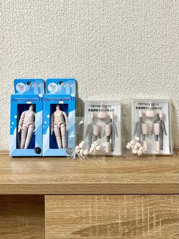 오비츠 11 바디 신장 조정 키트 핸드 파츠 A 세트 슈퍼 화이트 x 2