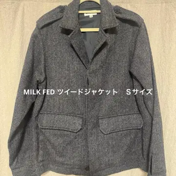 MILK FED 트위드 자켓