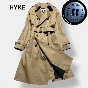 HYKE 트렌치코트 라이너 포함 레귤러 핏 베이지 하이크